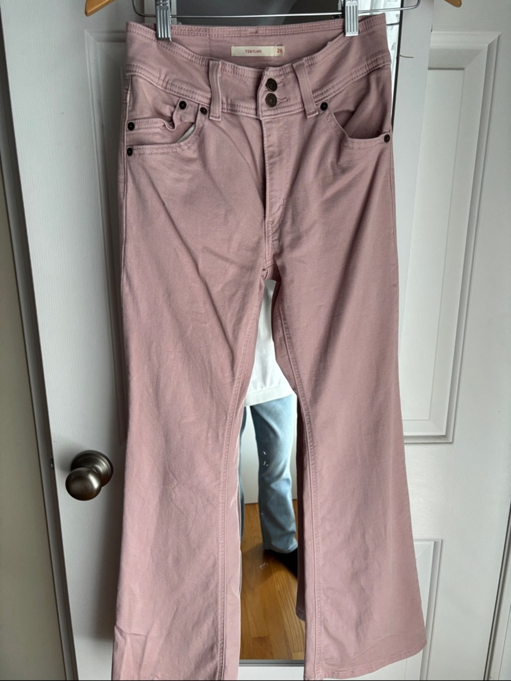 Levi's Pink Flare Jeans